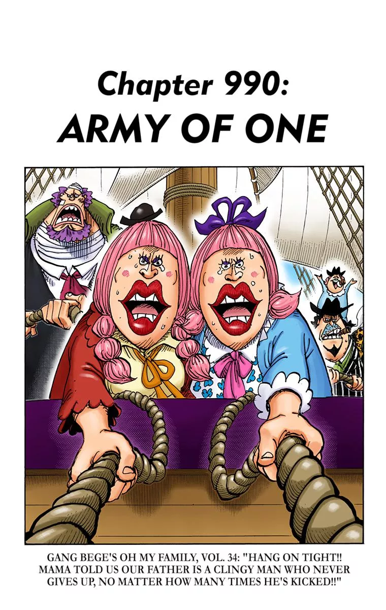 Read One Piece Chapter 990 Online