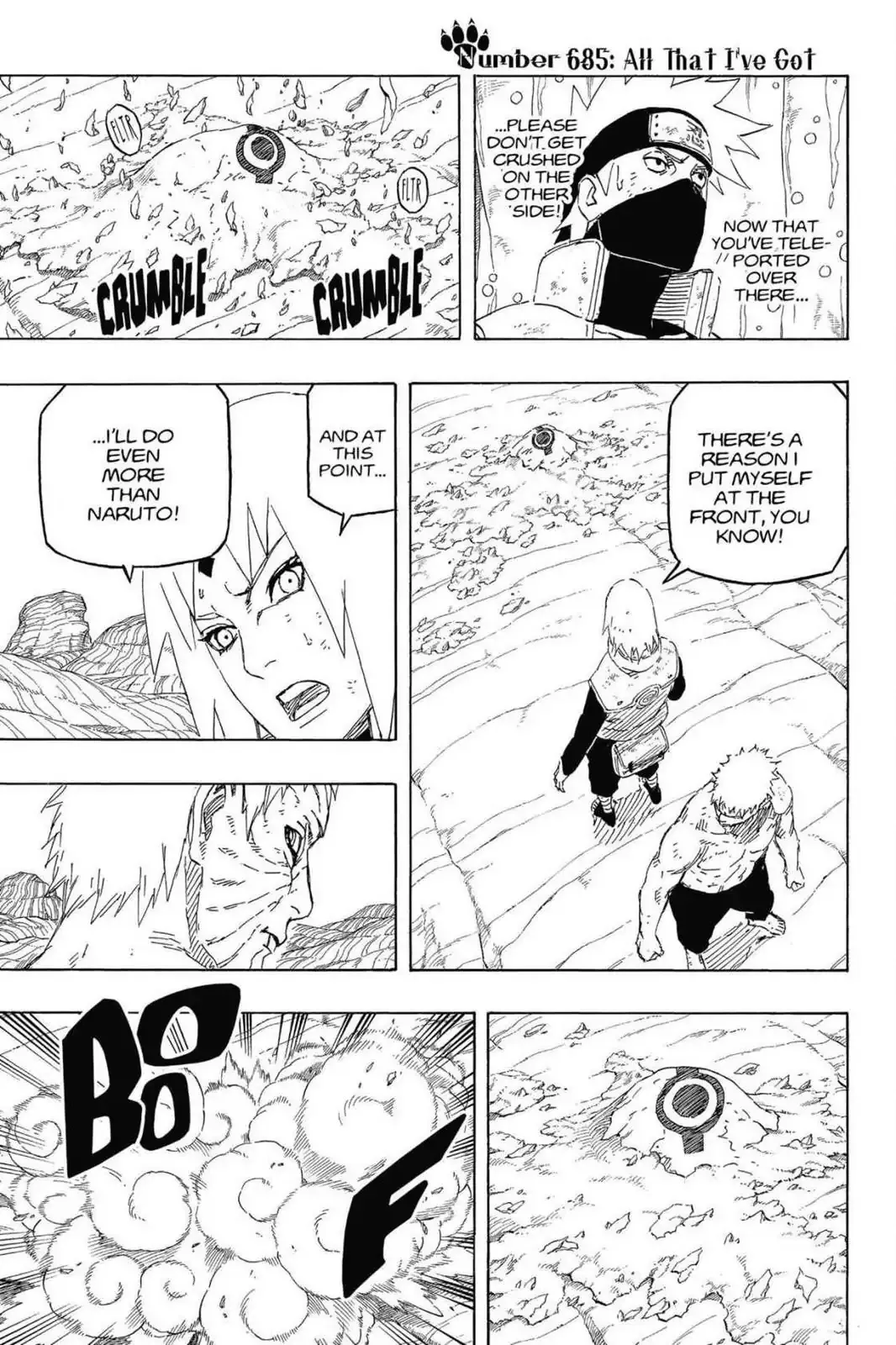 Read Naruto Chapter 685 - All That I've Got Online