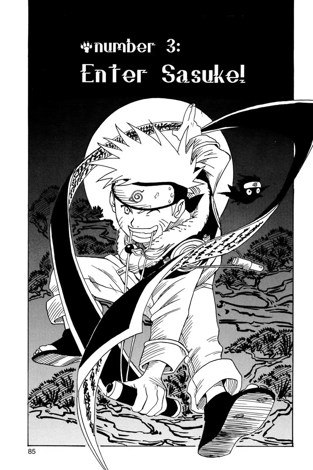 Read Naruto Chapter 3 - Enter Sasuke! Online