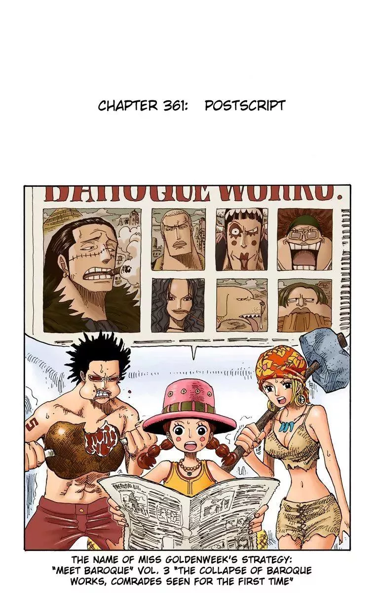 Read One Piece Chapter 361 - Postscript Online