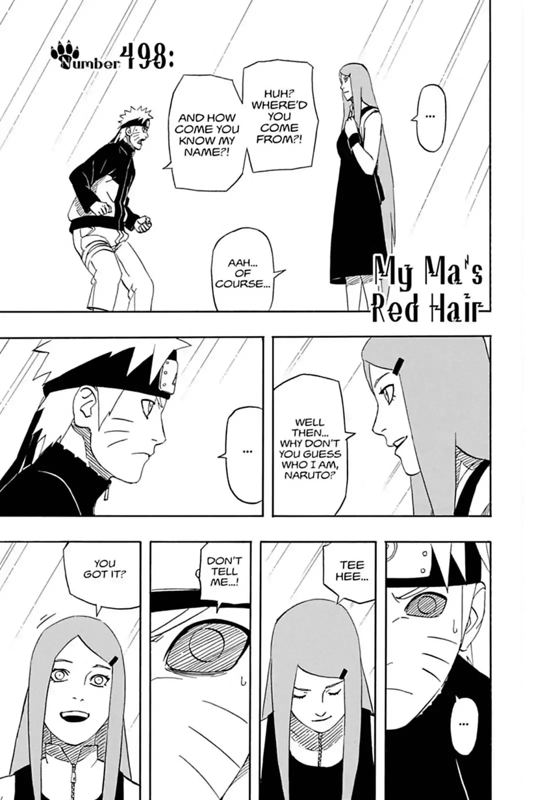 Read Naruto Chapter 498 - My Ma's Red Hair Online