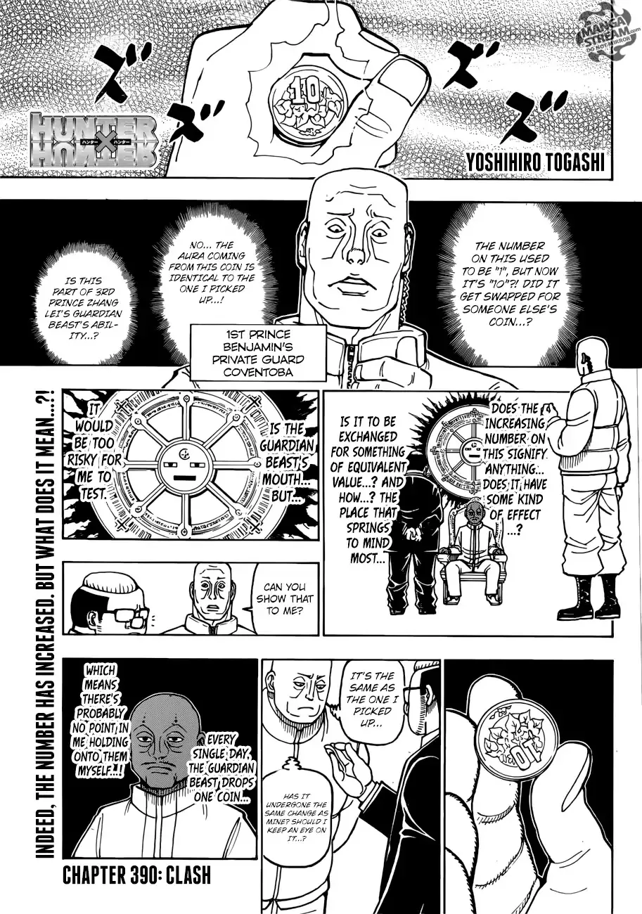 Read Hunter X Hunter Chapter 390 - Clash Online