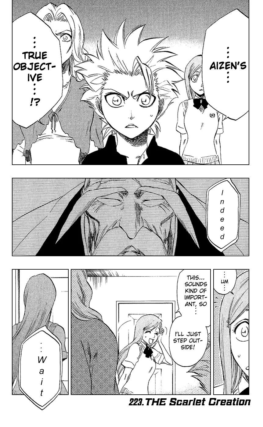 Read Bleach Chapter 223 - The Scarlet Creation Online