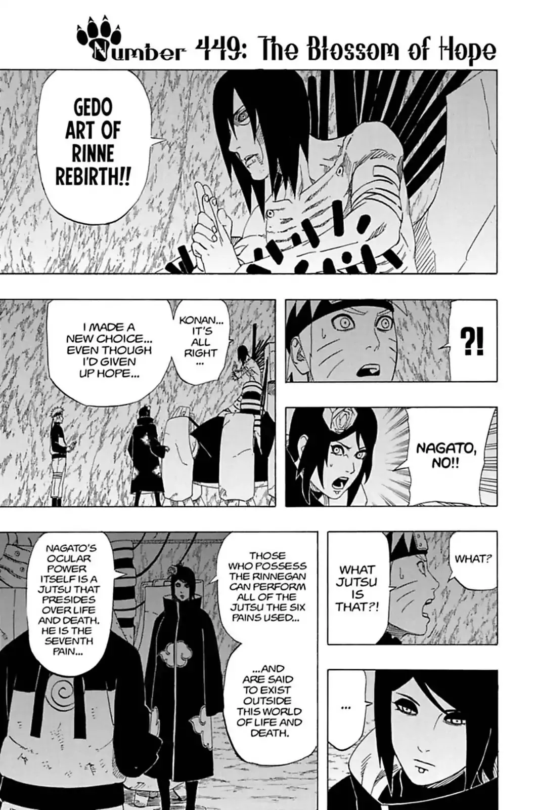 Read Naruto Chapter 449 - The Blossom Of Hope Online