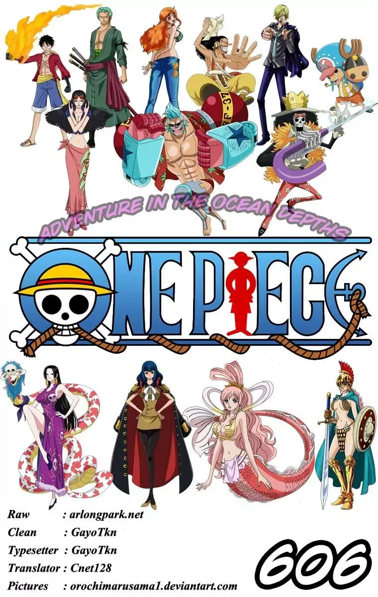 Read One Piece Chapter 606 - Adventure In The Ocean Depths Online