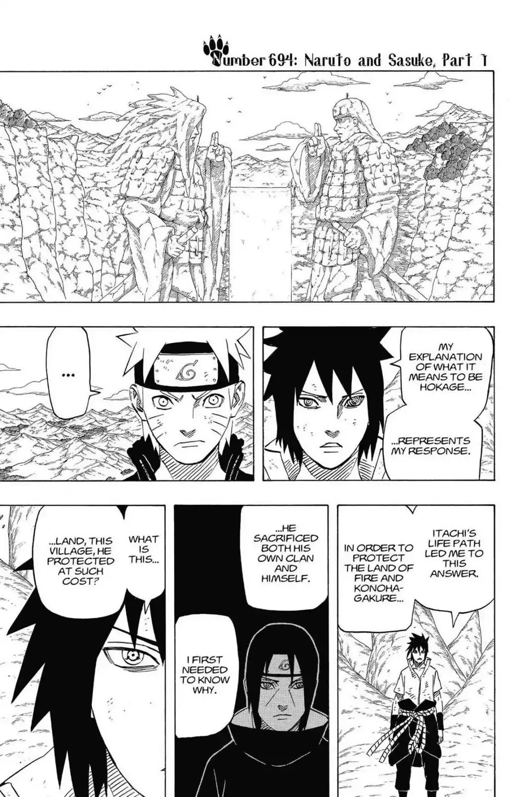 Read Naruto Chapter 694 - Naruto And Sasuke (Part 1) Online