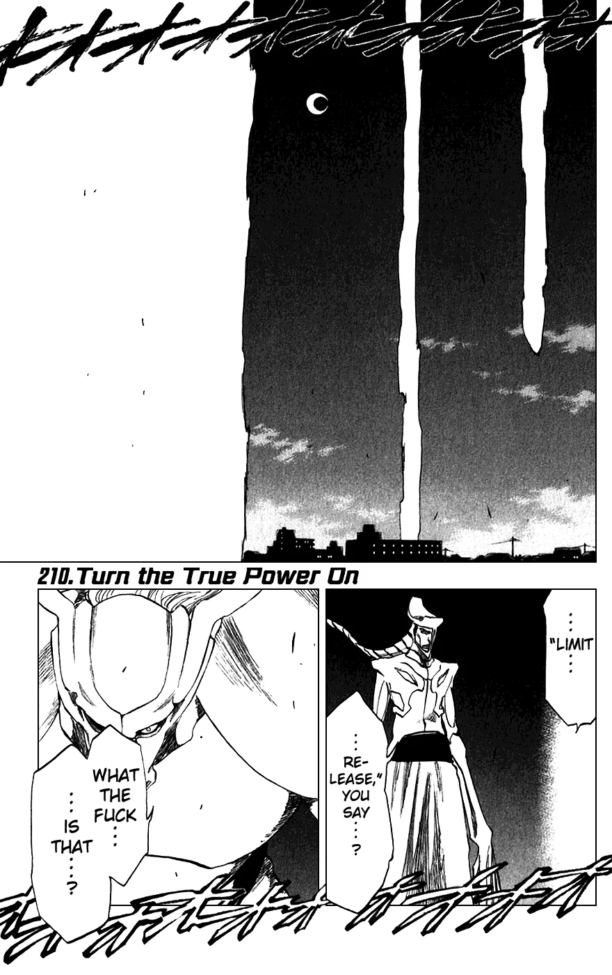 Read Bleach Chapter 210 - Turn the True Power On Online