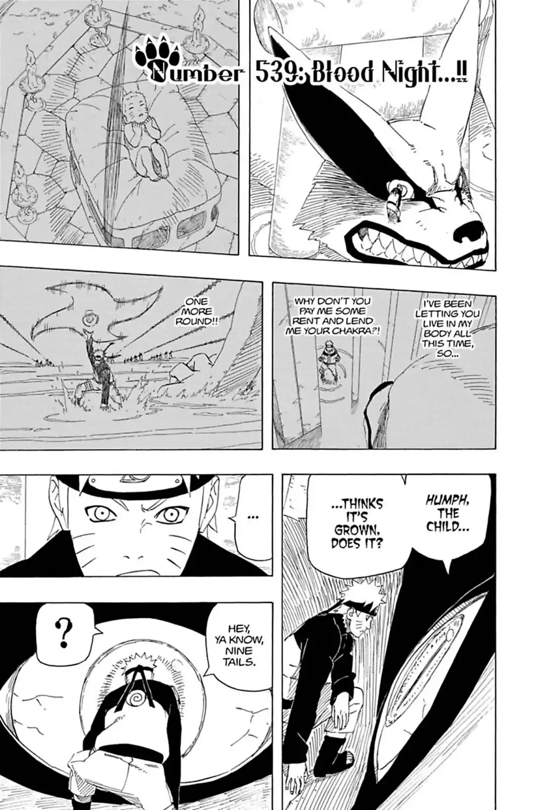 Read Naruto Chapter 539 - Blood Night...!! Online