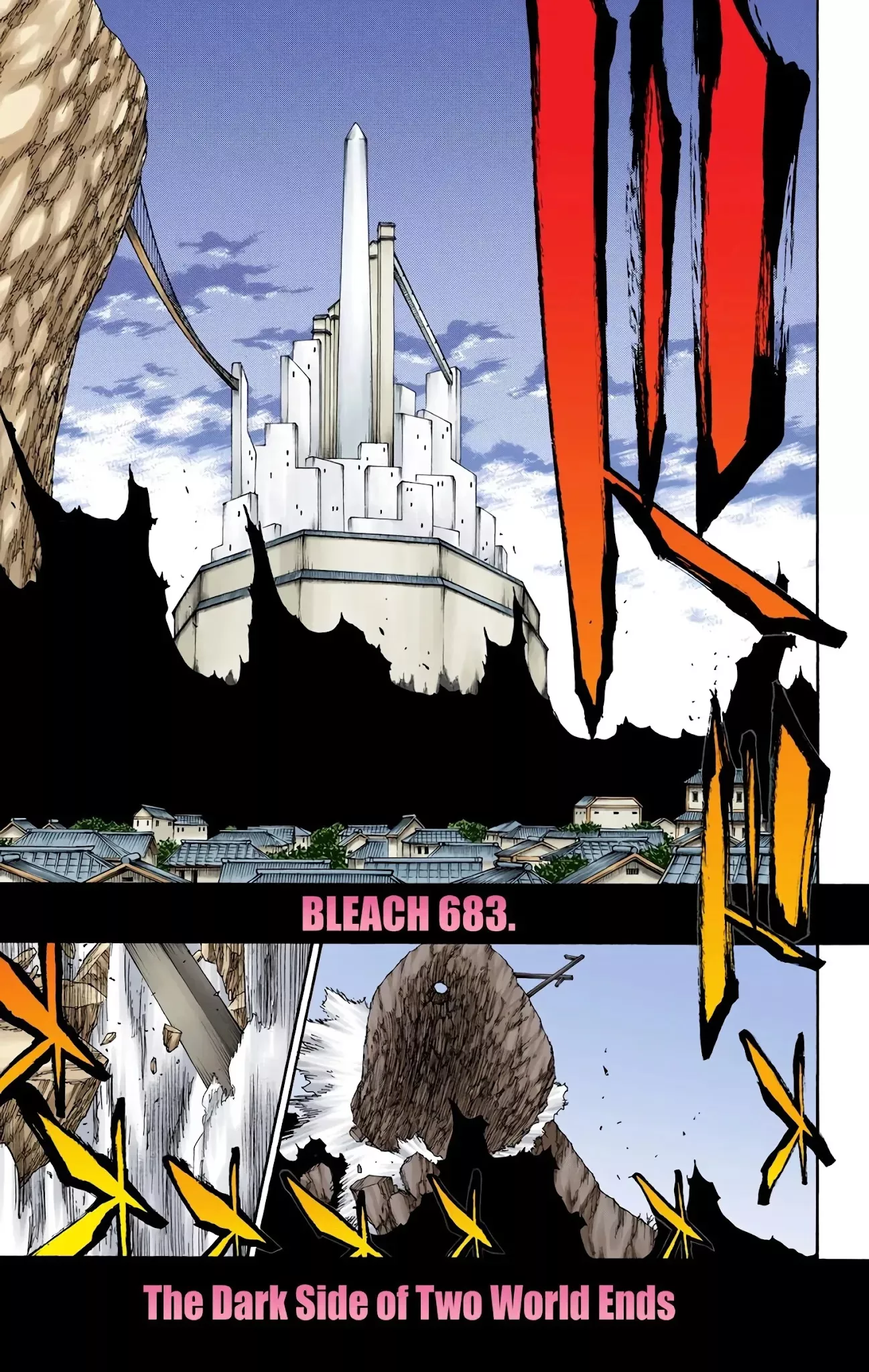 Read Bleach Chapter 683 - The Dark Side of Two World Ends Online