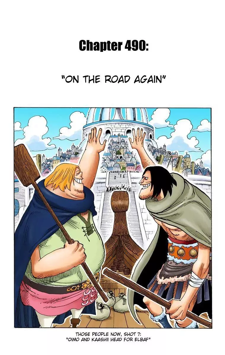 Read One Piece Chapter 490 - On The Road Again Online