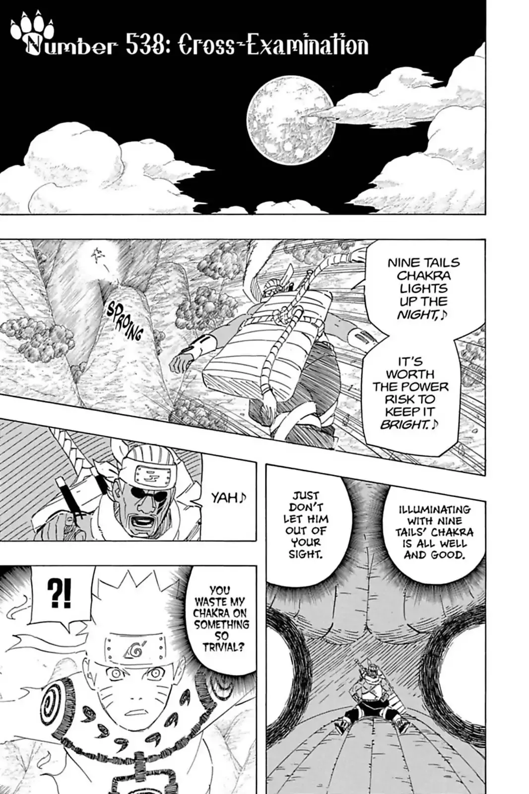 Read Naruto Chapter 538 - Cross-Examination Online