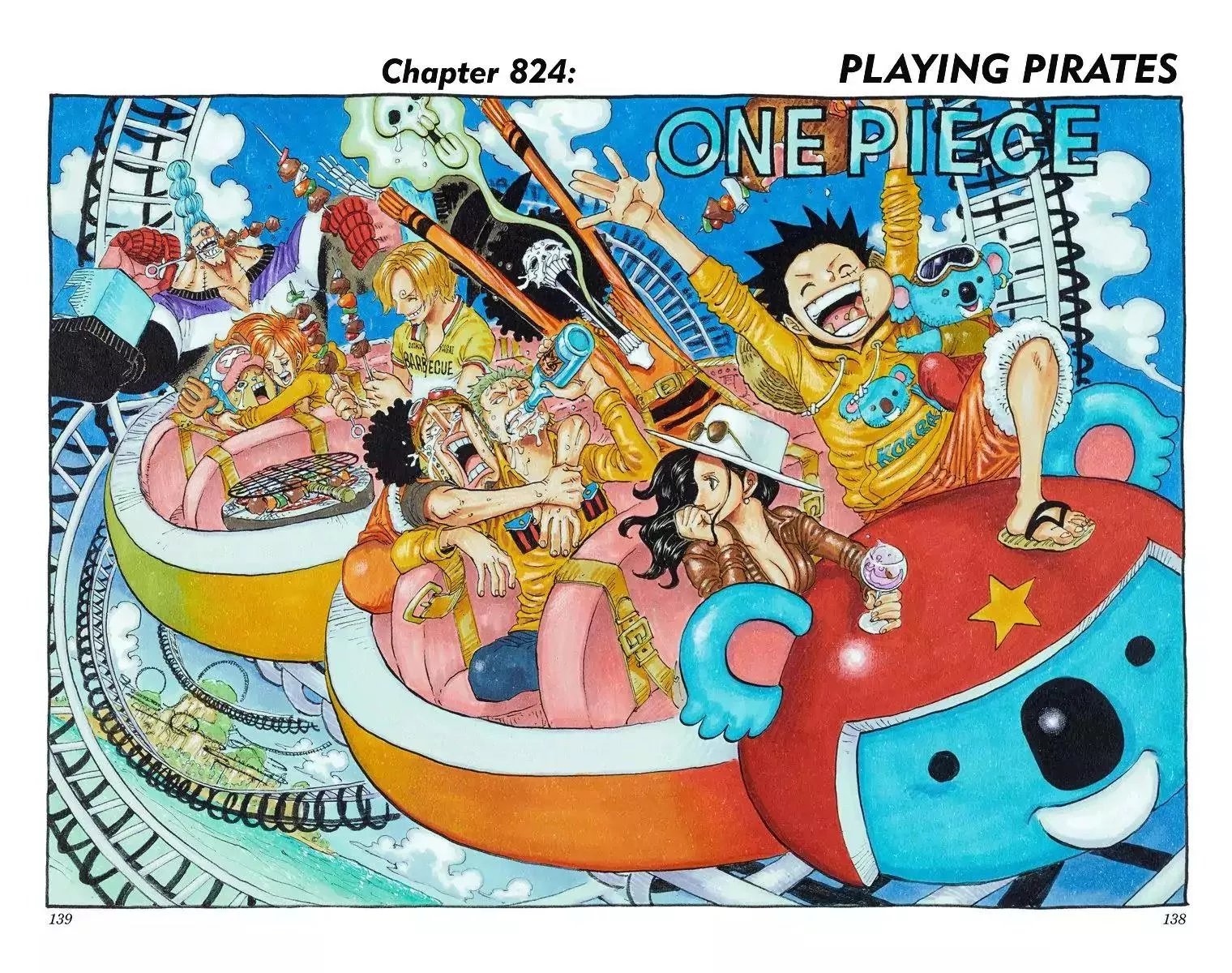 Read One Piece Chapter 824 - Playing Pirates Online