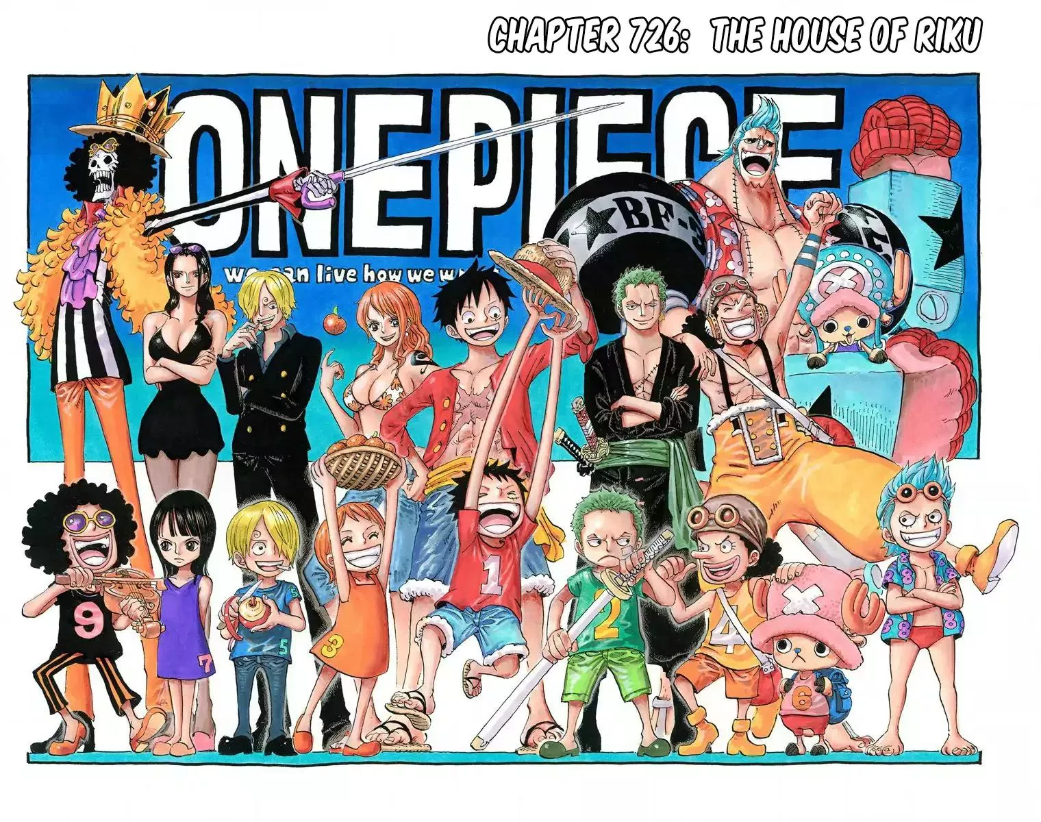 Read One Piece Chapter 726 - The House of Riku Online