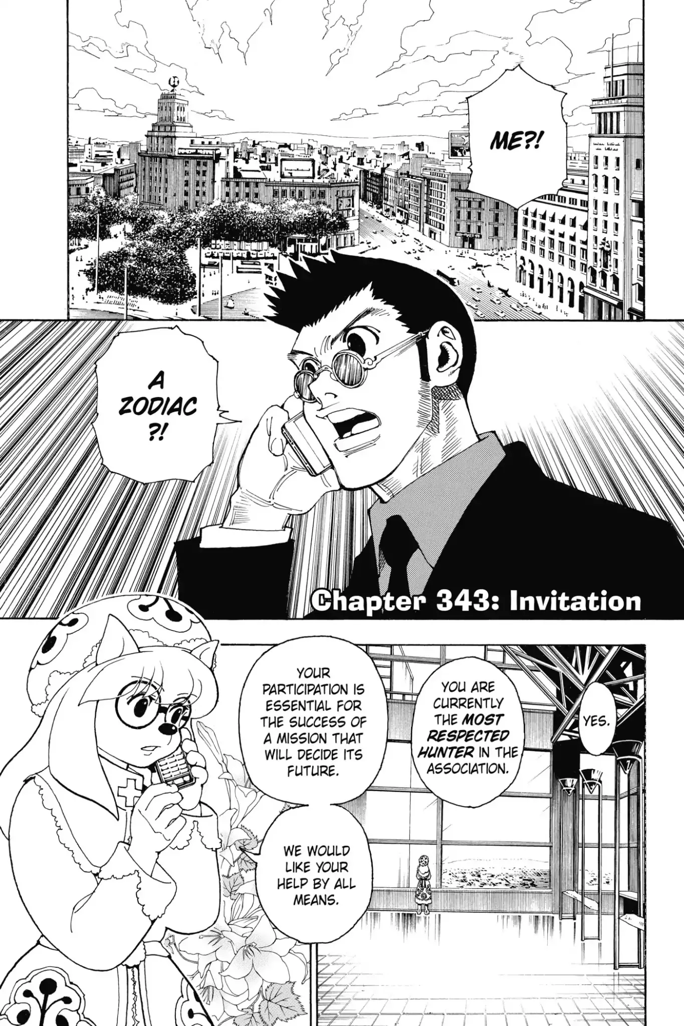 Read Hunter X Hunter Chapter 343 - Invitation Online