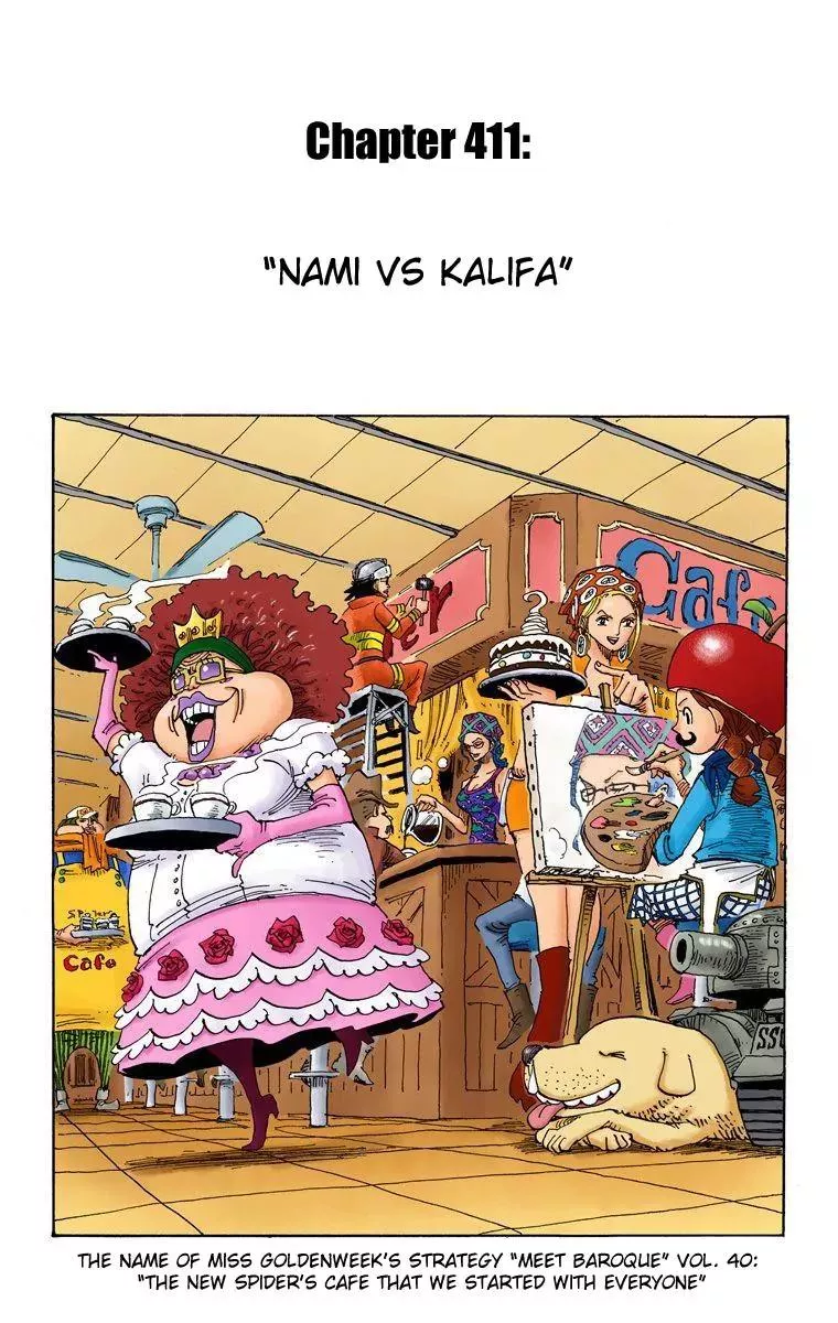 Read One Piece Chapter 411 - Nami vs Kalifa Online