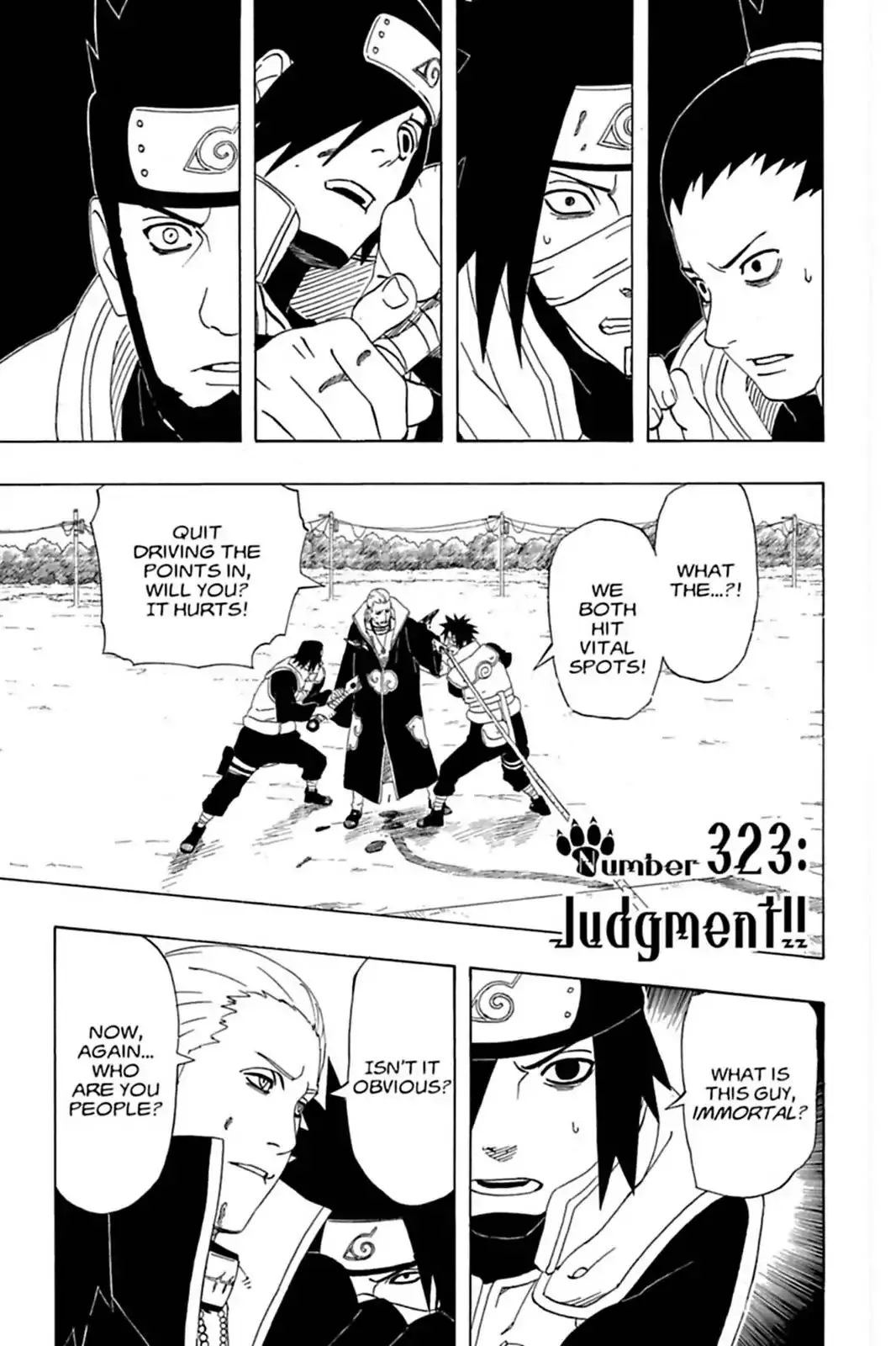 Read Naruto Chapter 323 - Judgment!! Online