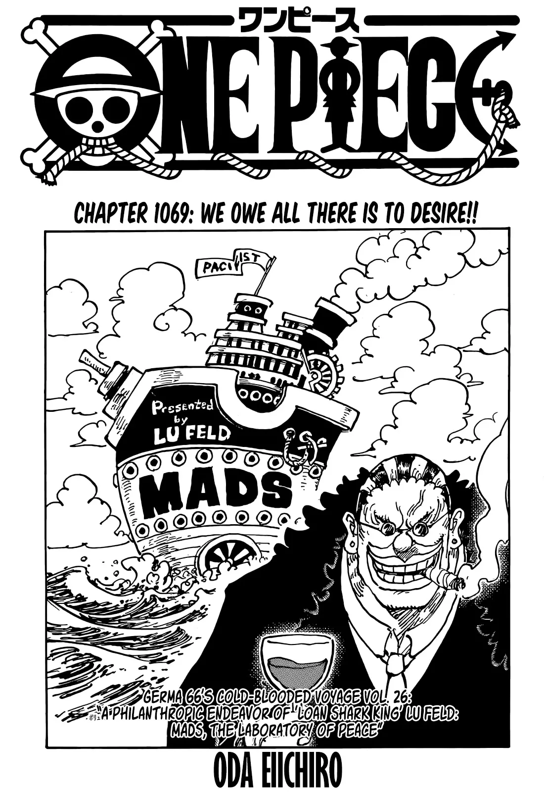 Read One Piece Chapter 1069 - We owe all there is to desire!! Online