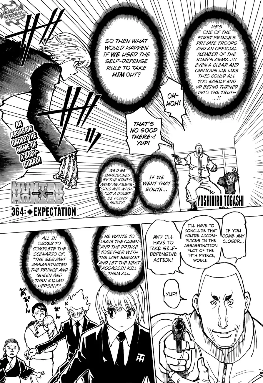 Read Hunter X Hunter Chapter 364 - Expectation Online