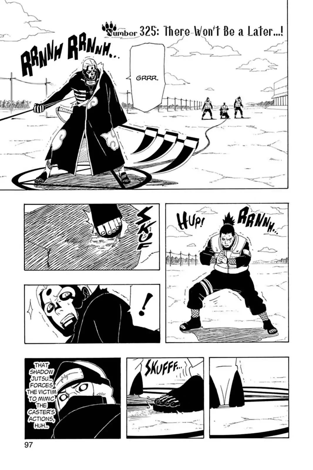 Read Naruto Chapter 325 - There Won't Be A Later!! Online