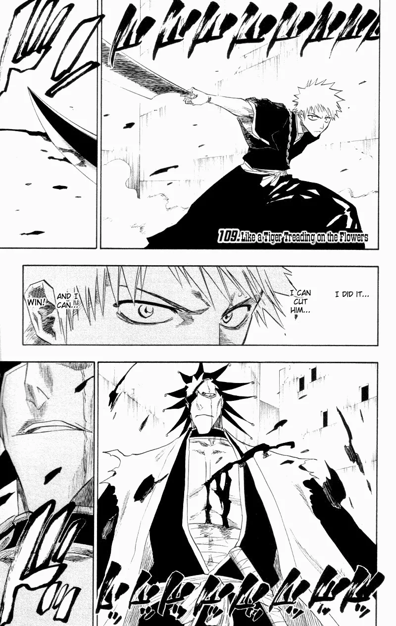 Read Bleach Chapter 109 - Like A Tiger Trying Not to Crush the Flowers Online