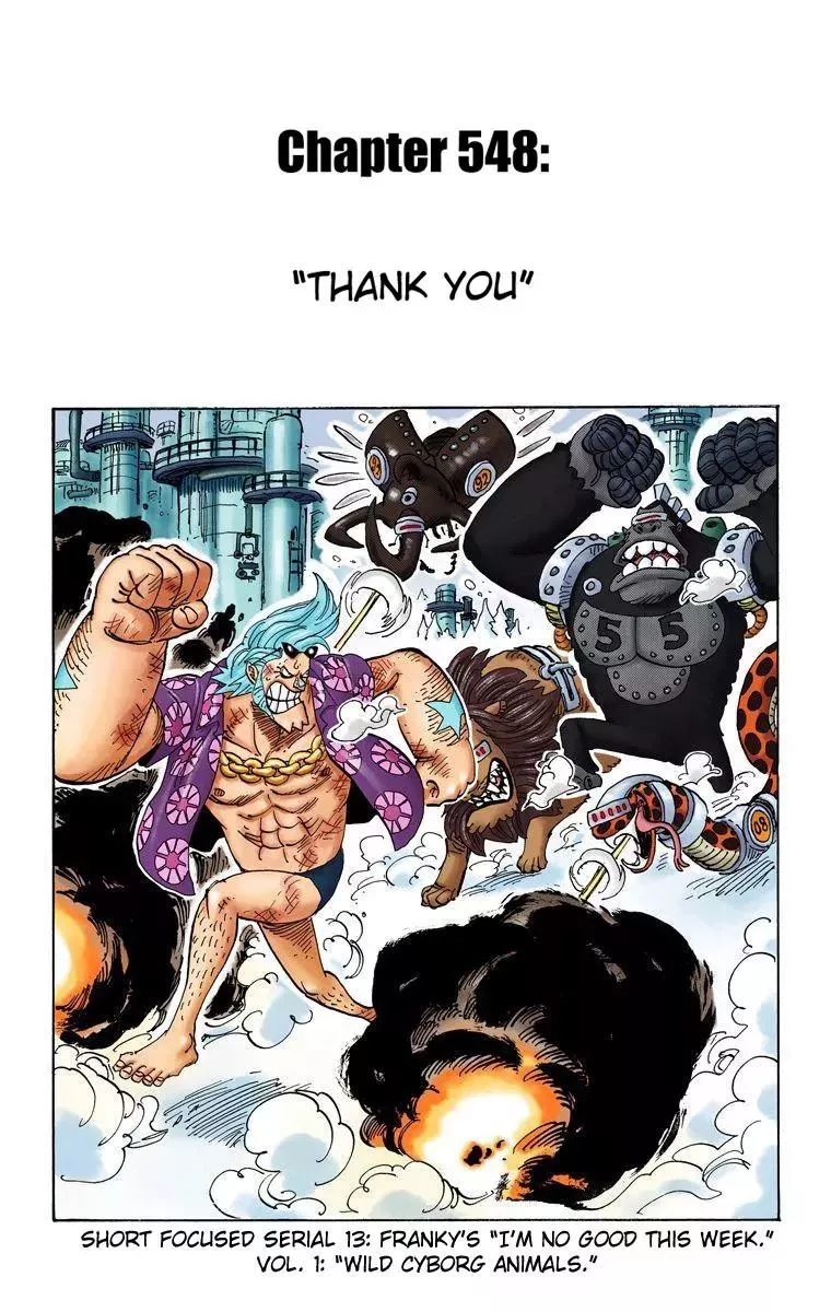 Read One Piece Chapter 548 - Thank You Online