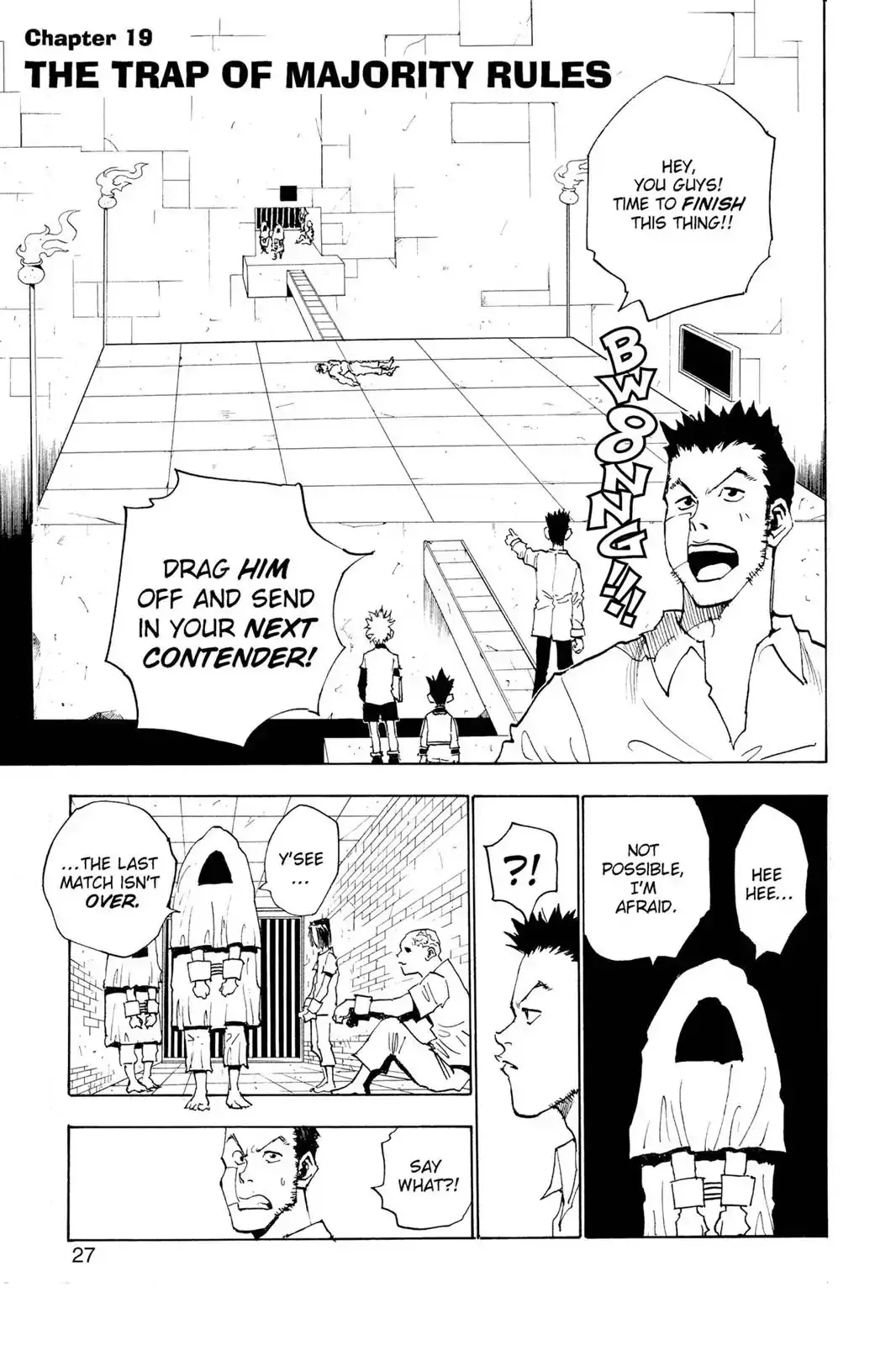 Read Hunter X Hunter Chapter 19 - The Trap Of Majority Rules Online