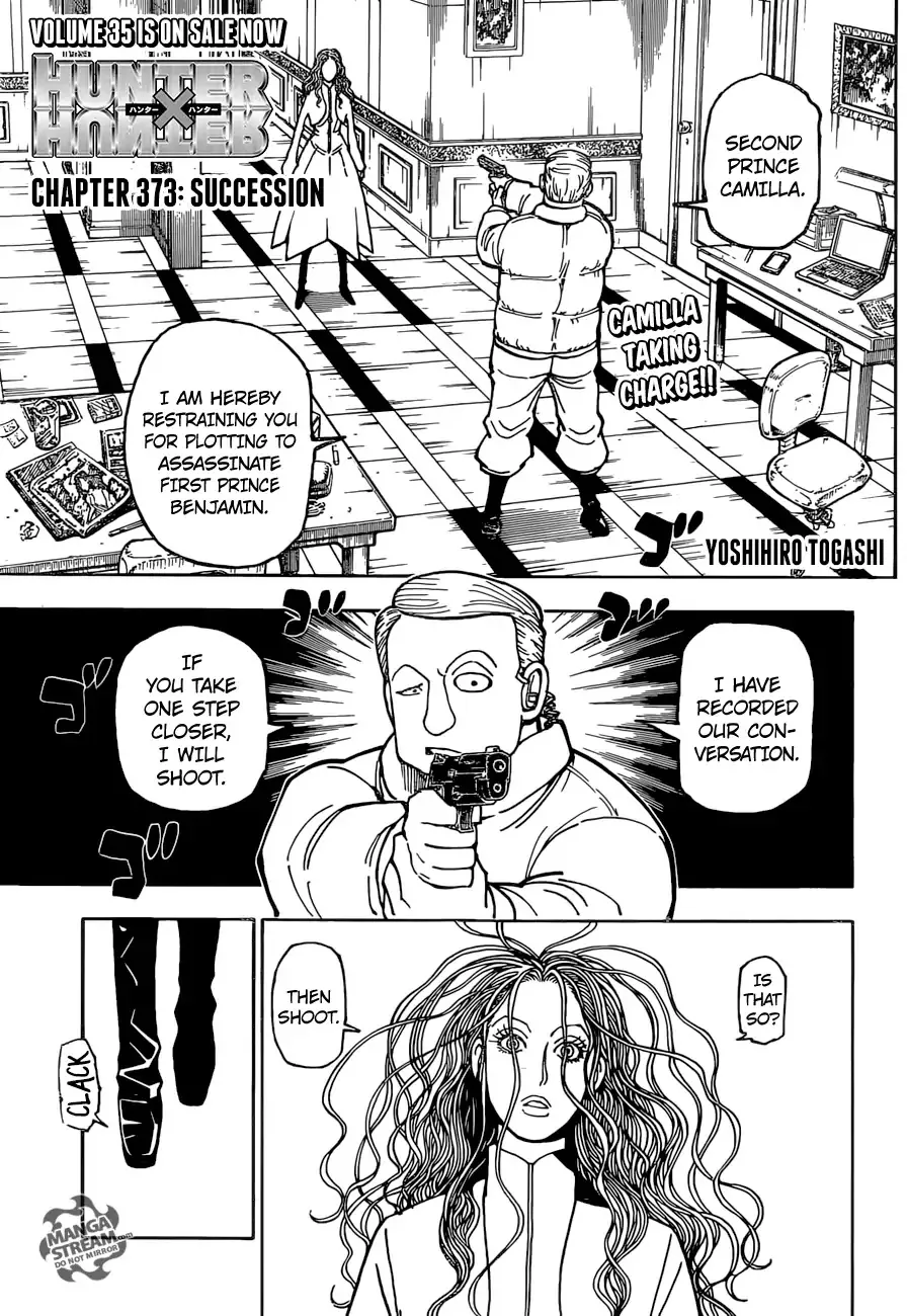 Read Hunter X Hunter Chapter 373 - Succession Online