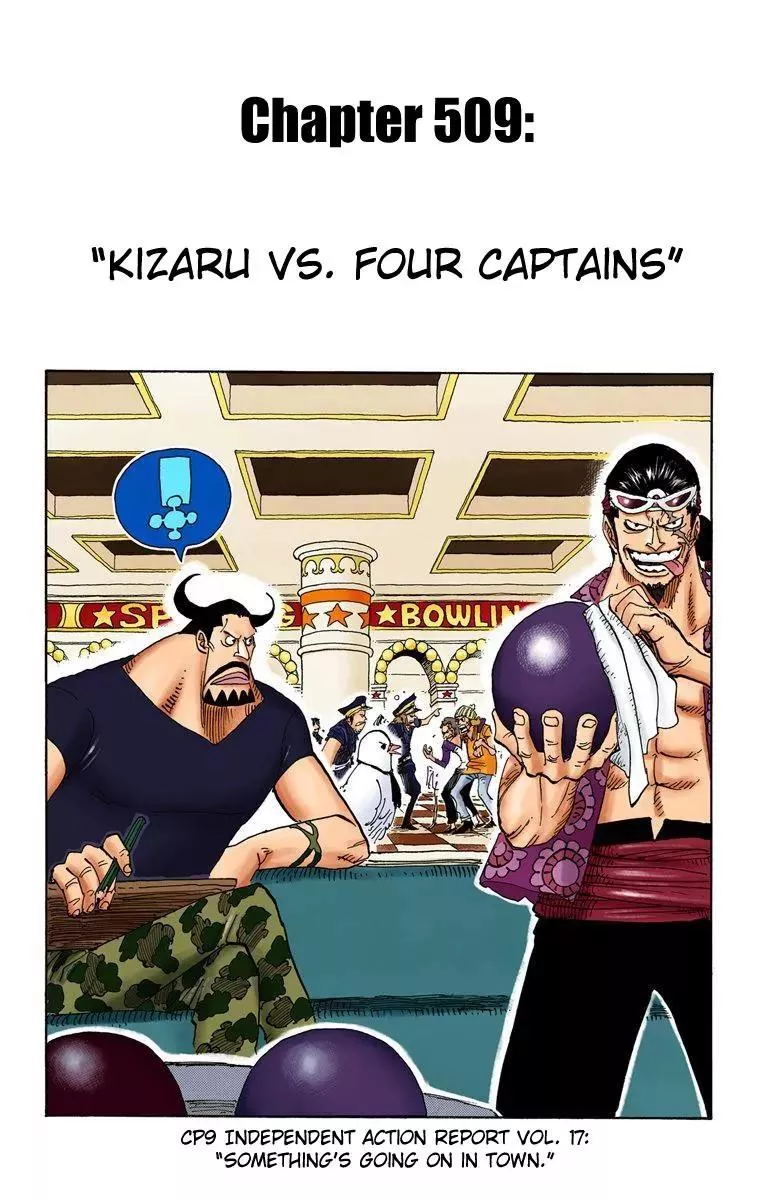 Read One Piece Chapter 509 - Kizaru vs Four Captains Online