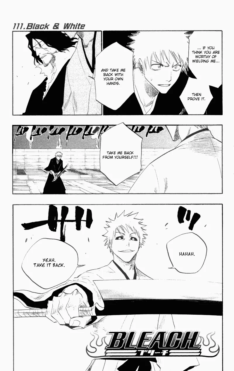 Read Bleach Chapter 111 - Black & White Online