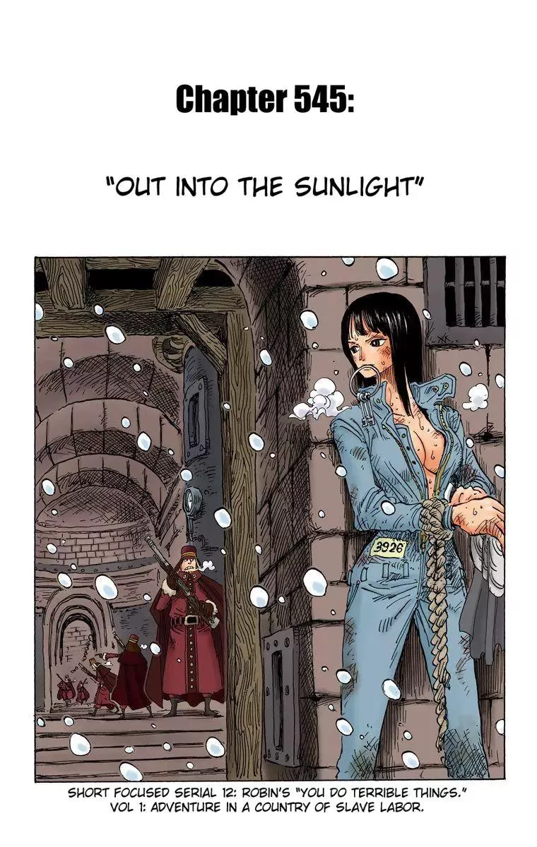 Read One Piece Chapter 545 - Out Into the Sunlight Online