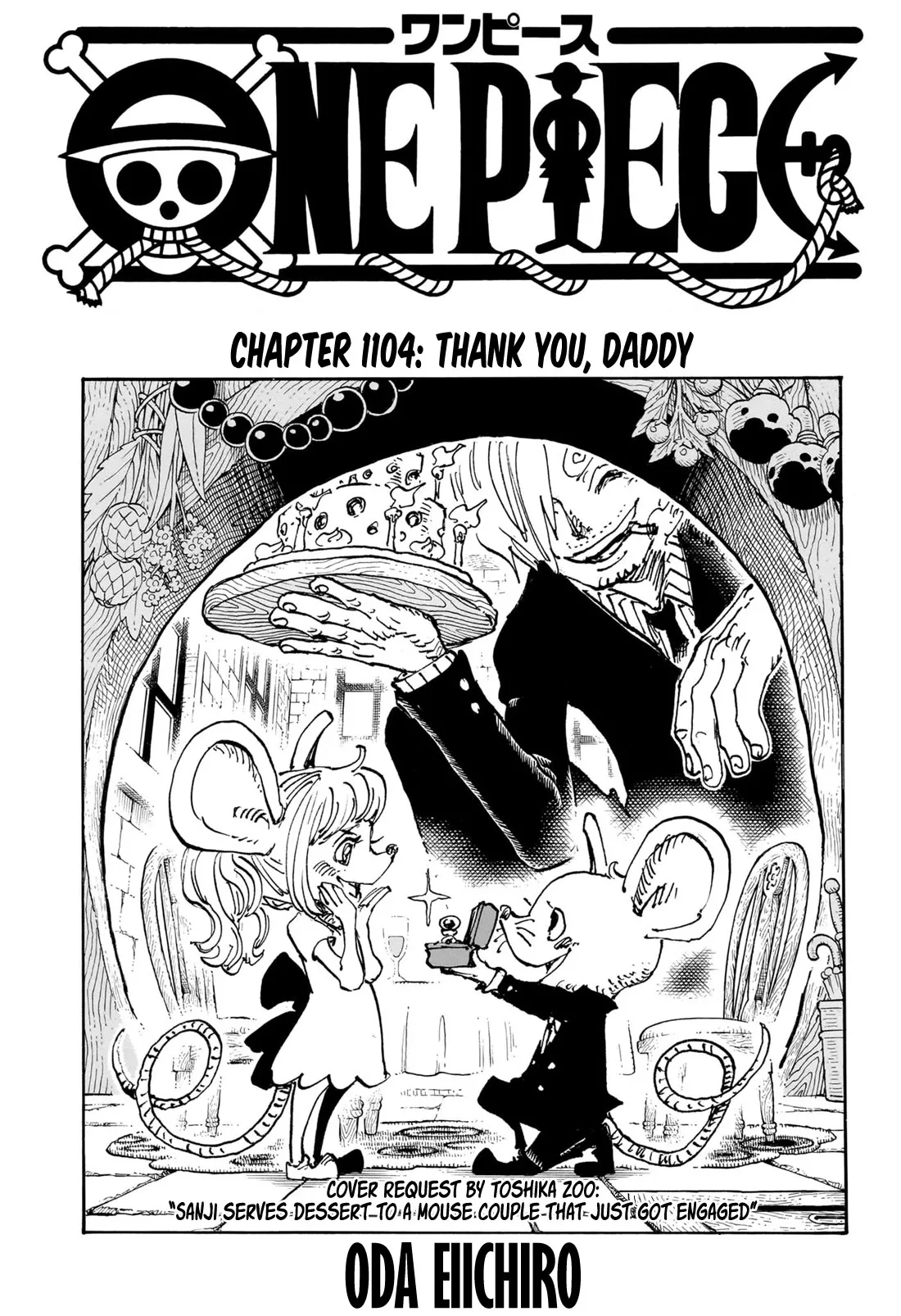 Read One Piece Chapter 1104 - Thank you, Daddy Online