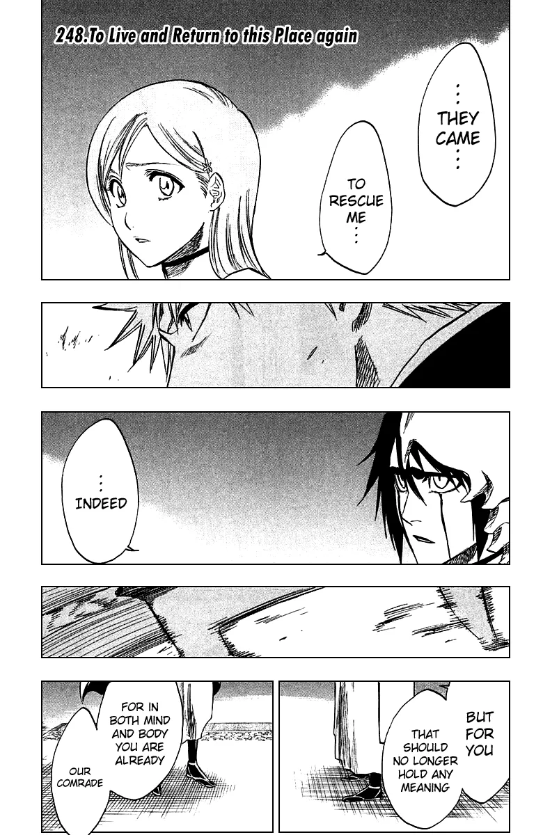 Read Bleach Chapter 248 - Alive and Back Here Once Again Online