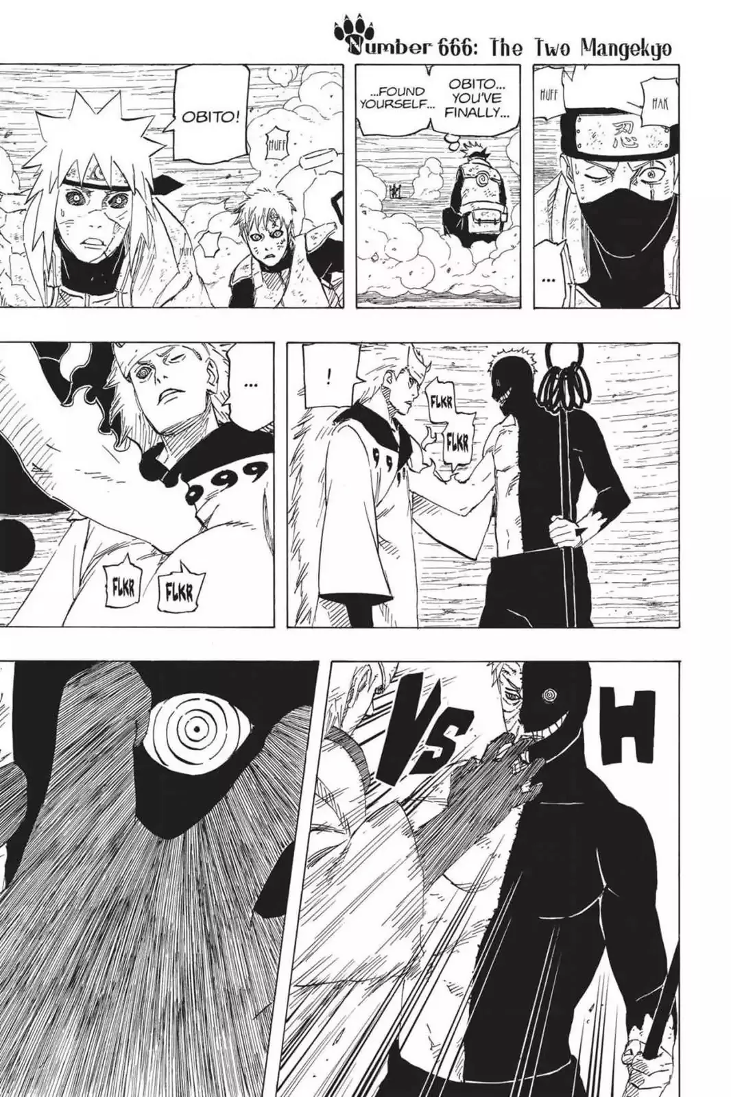 Read Naruto Chapter 666 - The Two Mangekyo Online