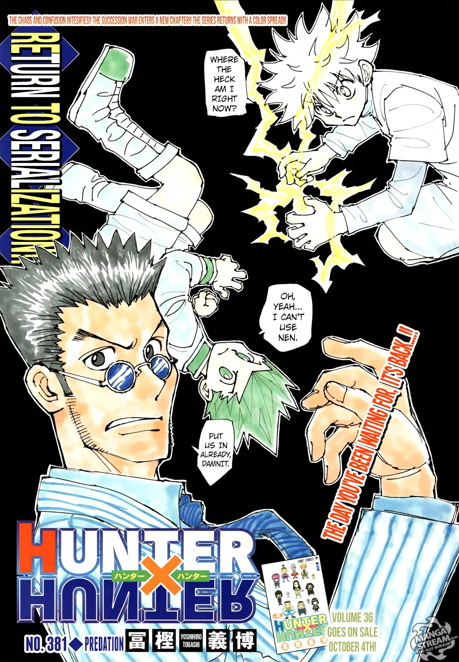 Read Hunter X Hunter Chapter 381 Online