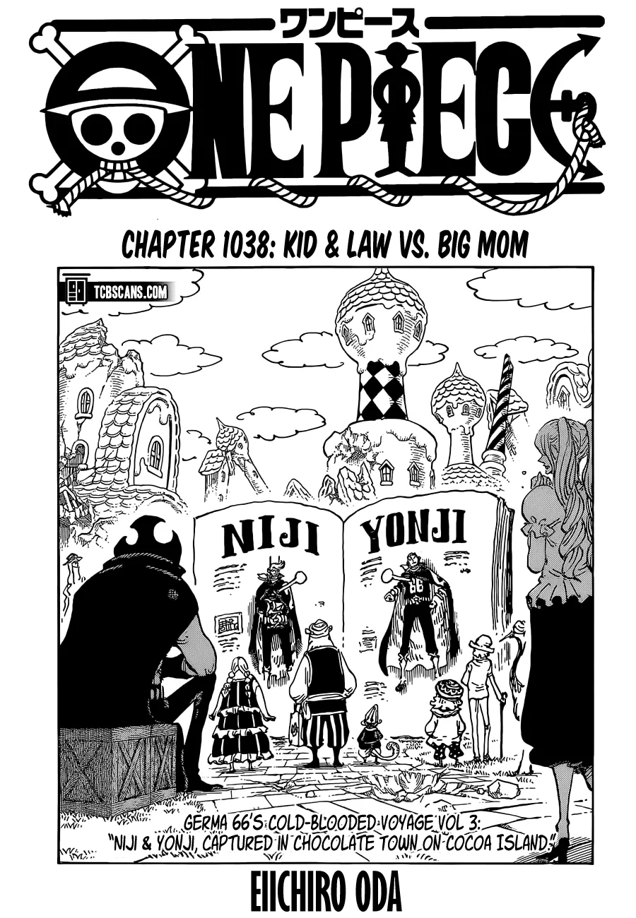 Read One Piece Chapter 1038 - Kid & Law vs. Big Mom Online