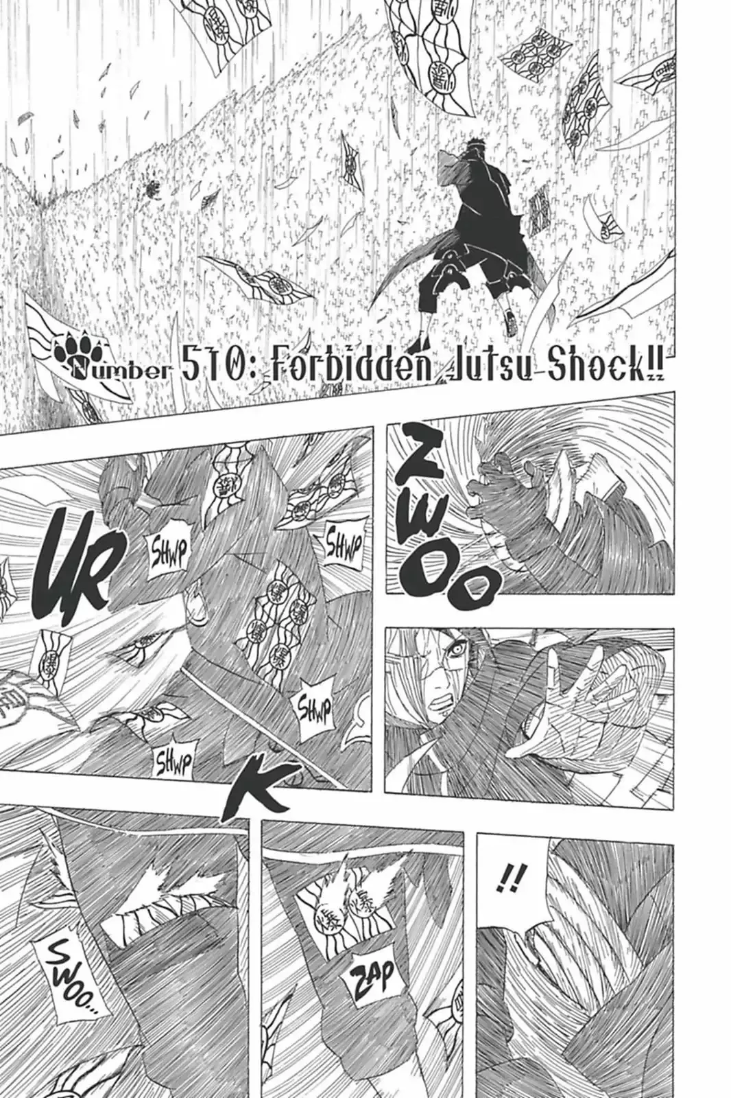 Read Naruto Chapter 510 - Forbidden Jutsu Shock!! Online