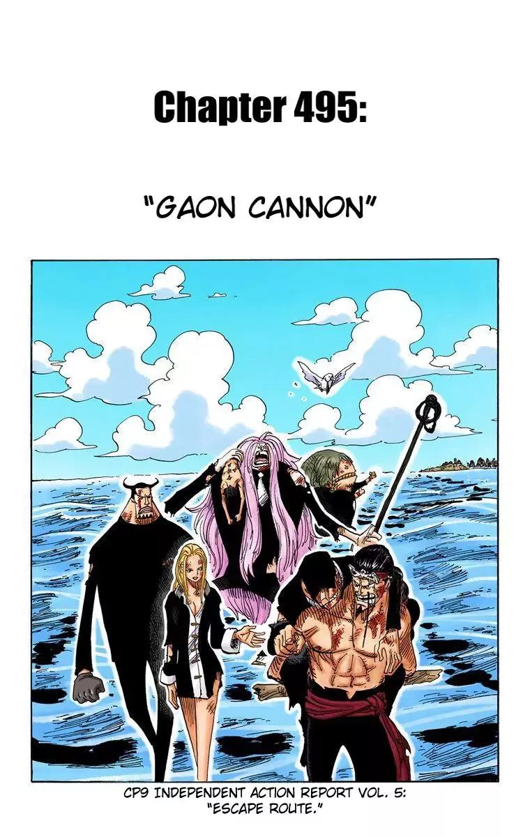 Read One Piece Chapter 495 - Gaon Cannon Online