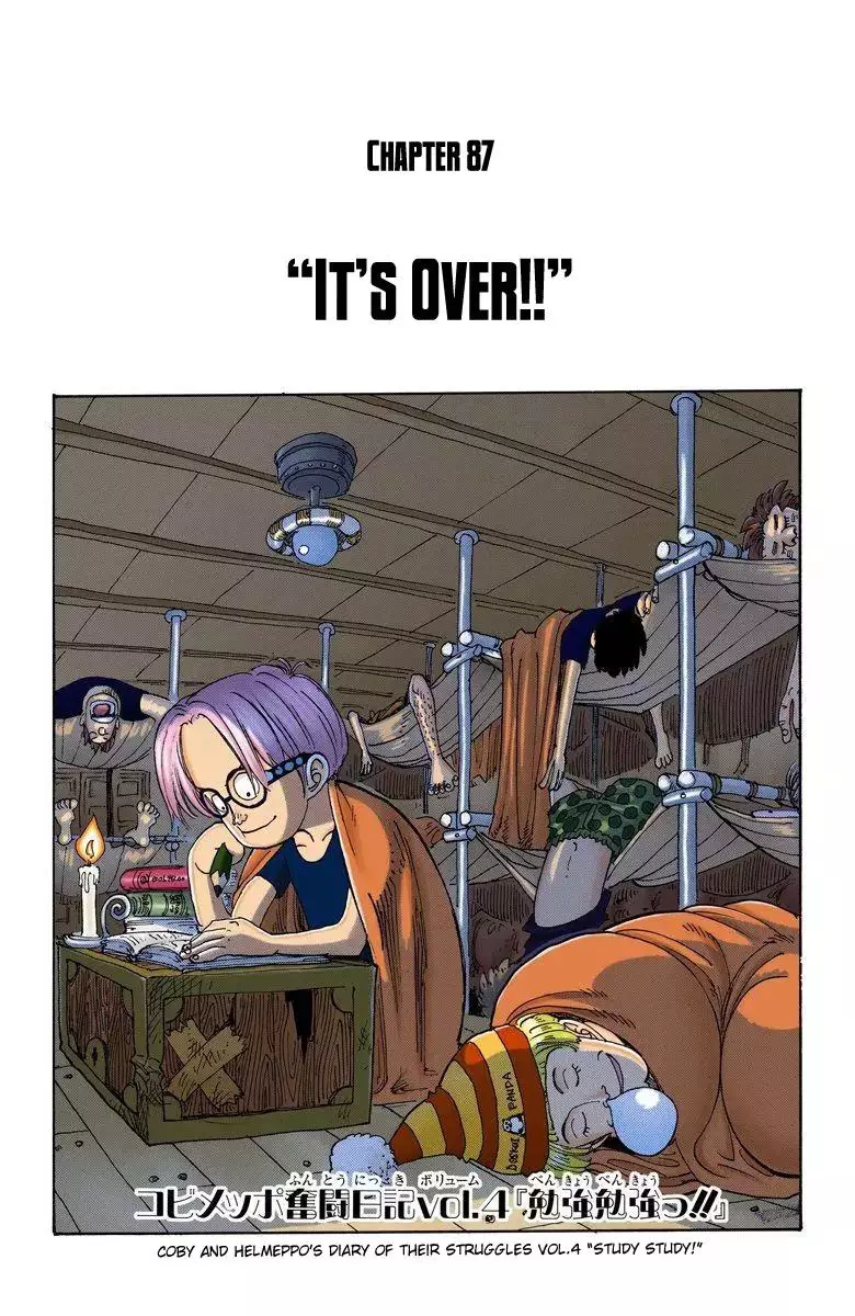 Read One Piece Chapter 87 - It's Over!! Online