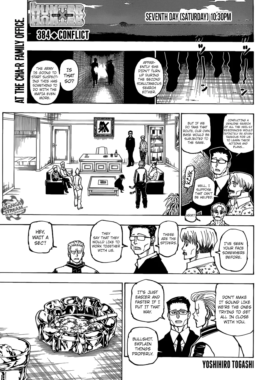 Read Hunter X Hunter Chapter 384 Online