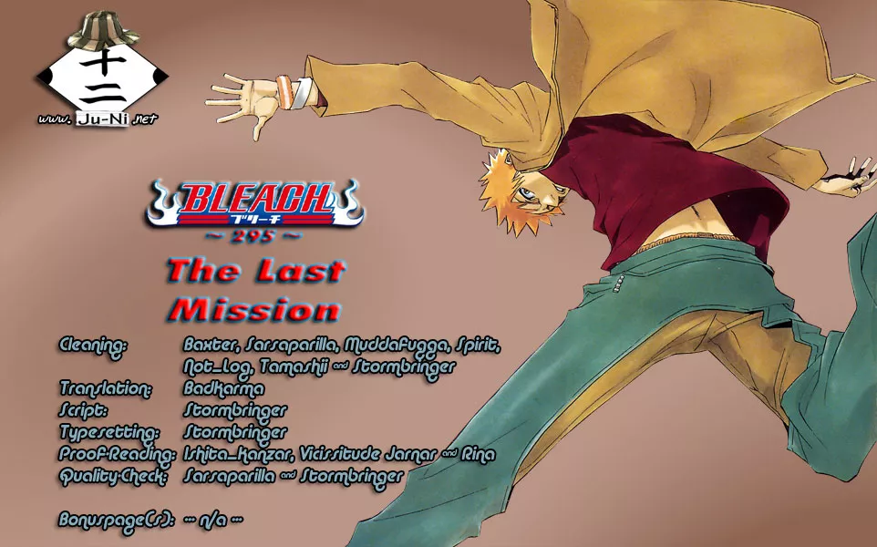 Read Bleach Chapter 295 - The Last Mission Online