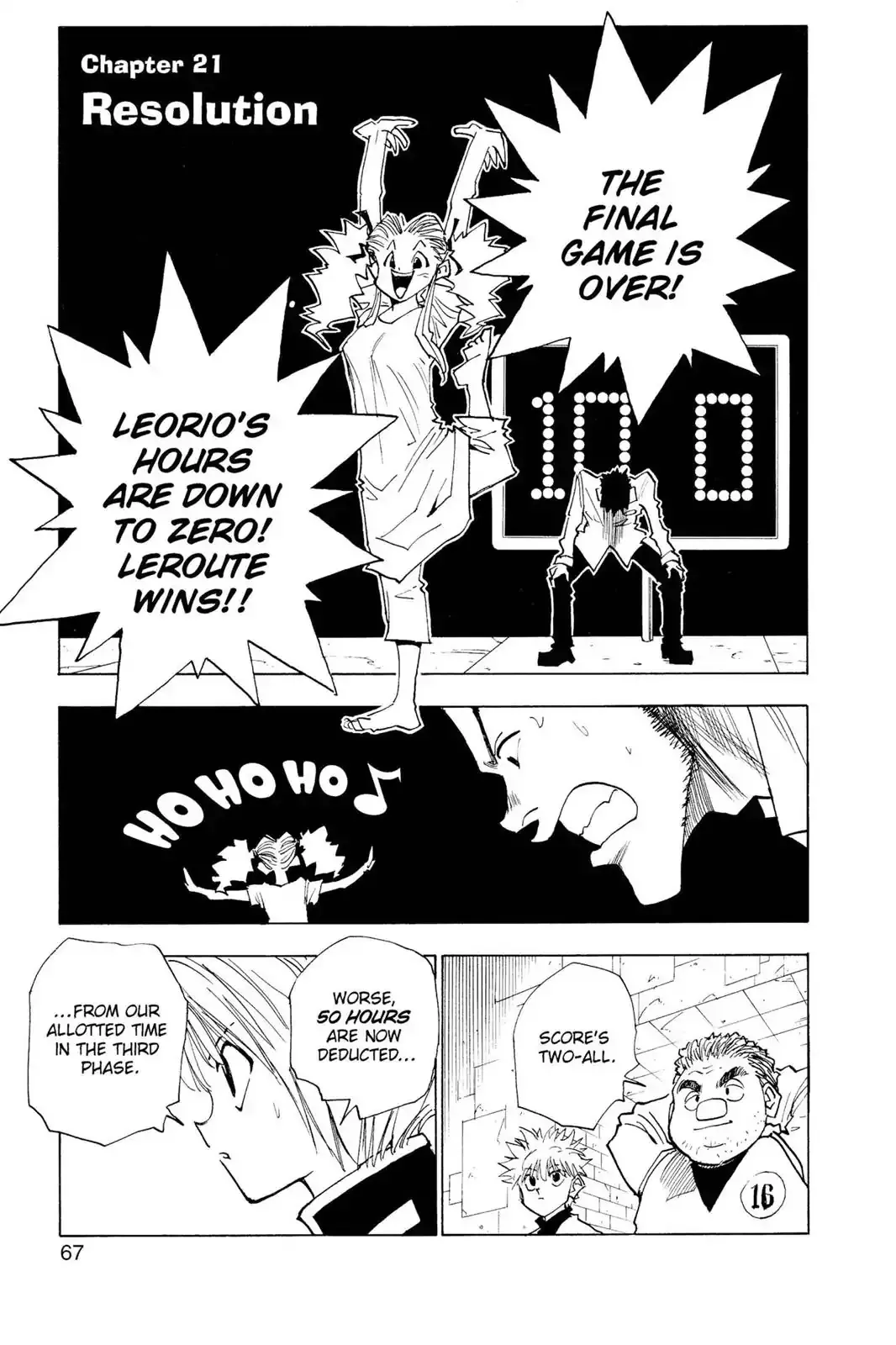 Read Hunter X Hunter Chapter 21 - Resolution Online