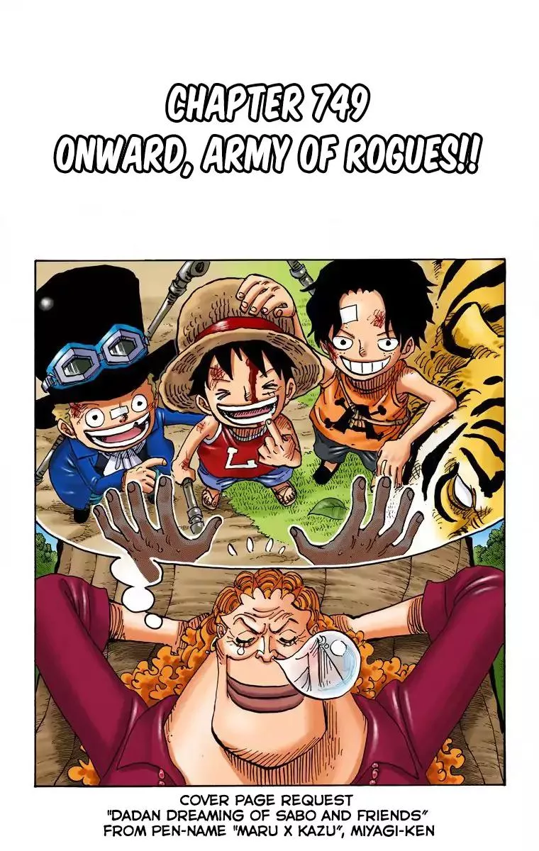 Read One Piece Chapter 749 - Onward, Army of Rogues!! Online