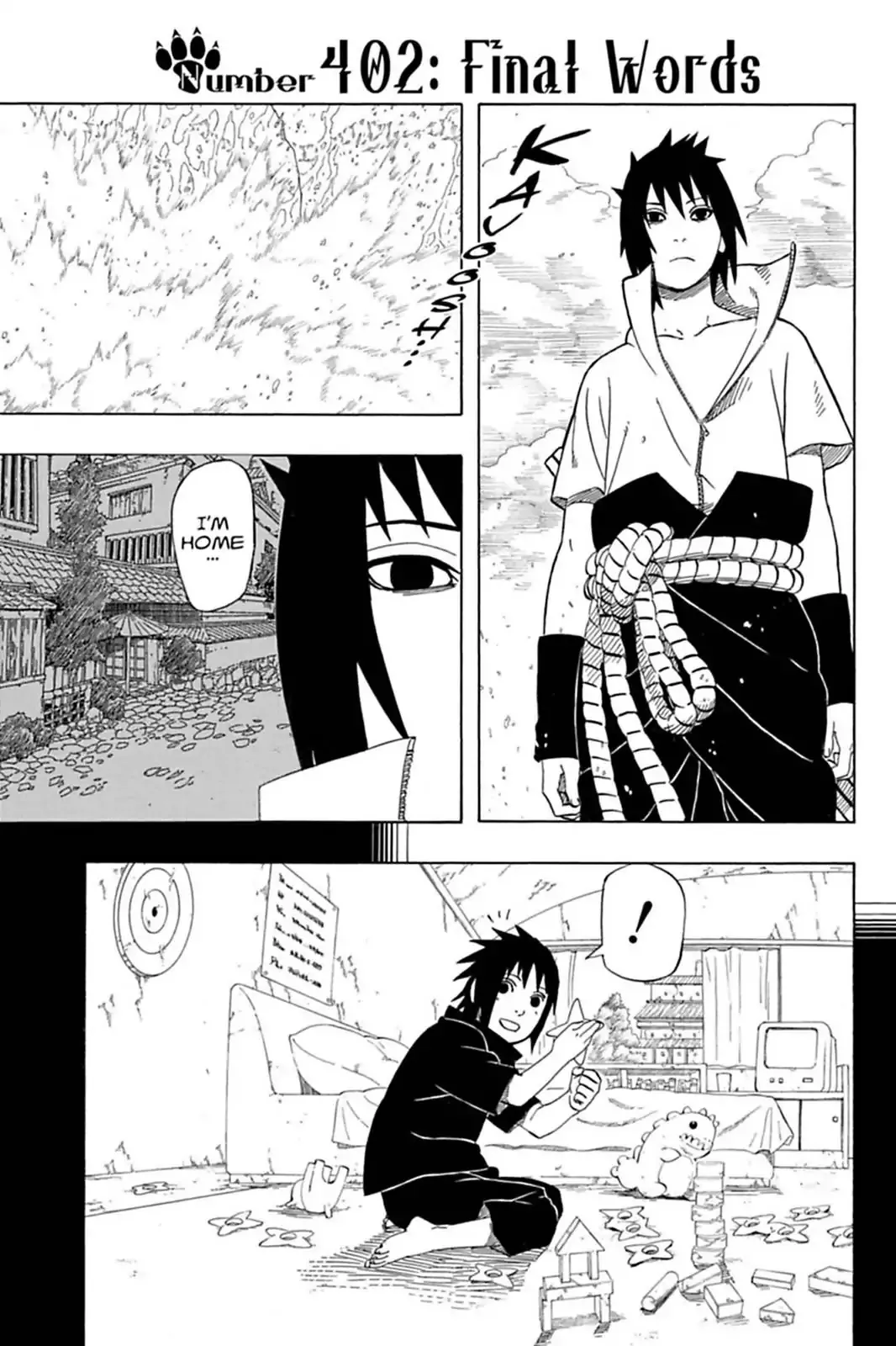 Read Naruto Chapter 402 - Final Words Online