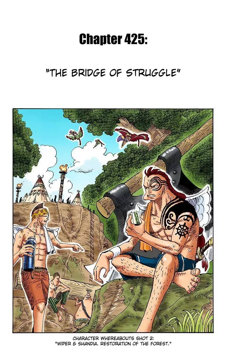 Read One Piece Chapter 425 - The Bridge of Struggle Online