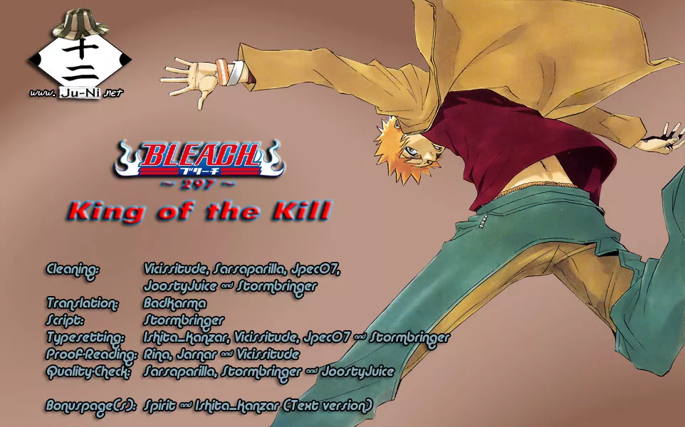 Read Bleach Chapter 297 - King of The Kill Online