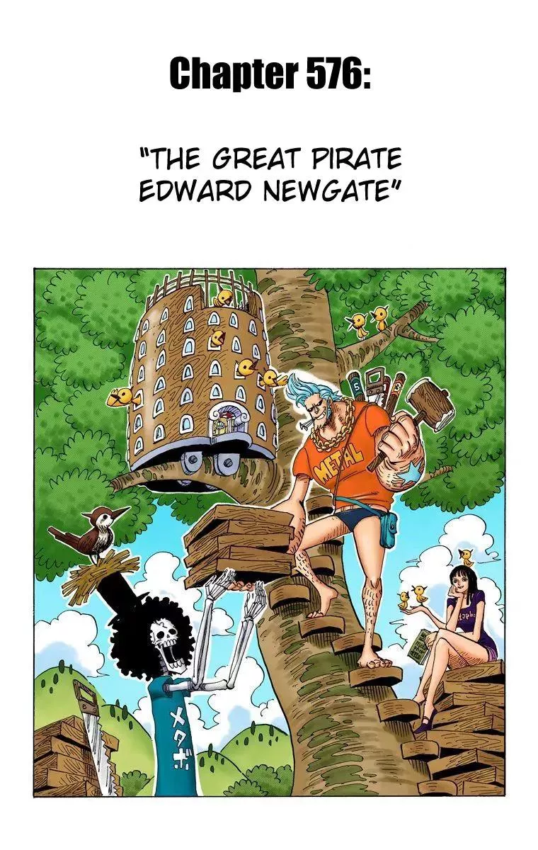 Read One Piece Chapter 576 - The Great Pirate Edward Newgate Online