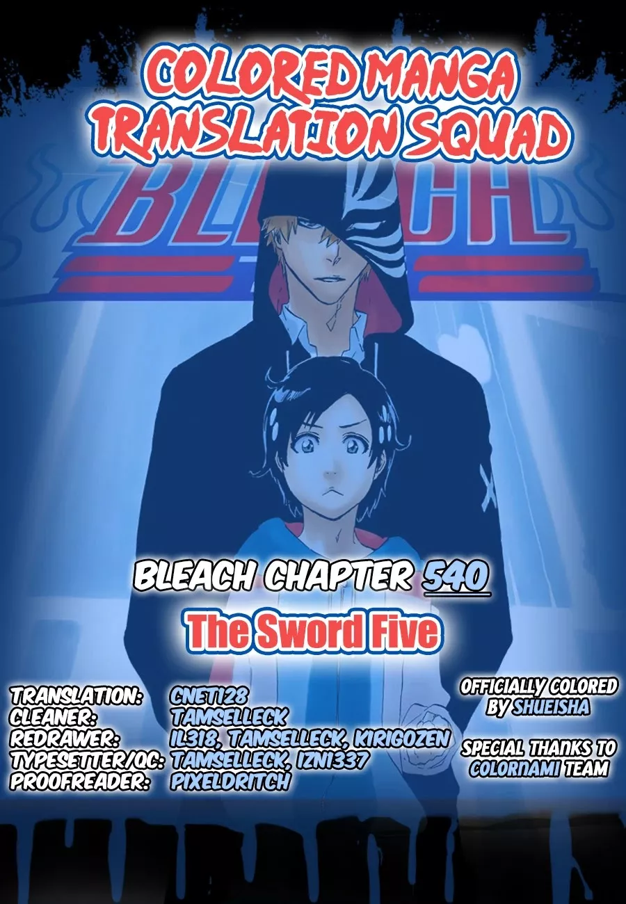 Read Bleach Chapter 540 - The Sword Five Online