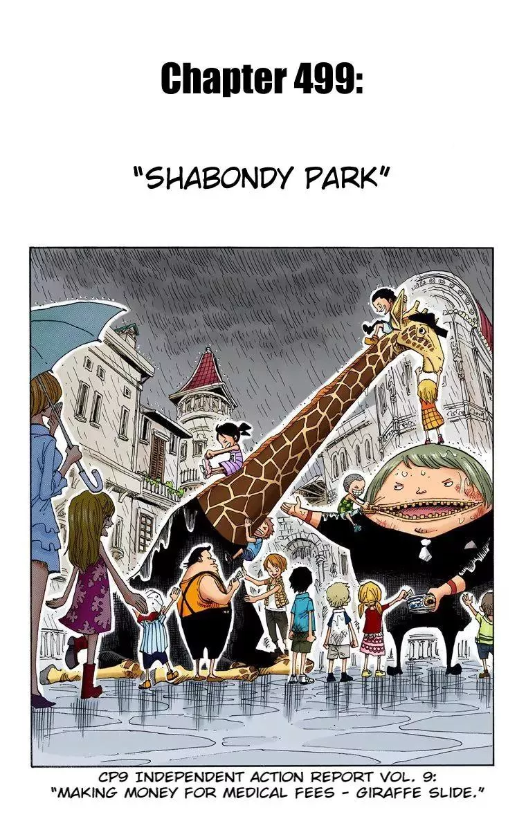 Read One Piece Chapter 499 - Shabondy Park Online