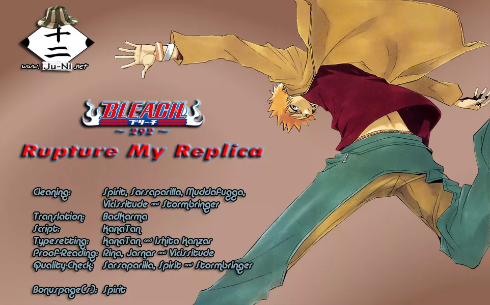 Read Bleach Chapter 292 - Rupture My Replica Online