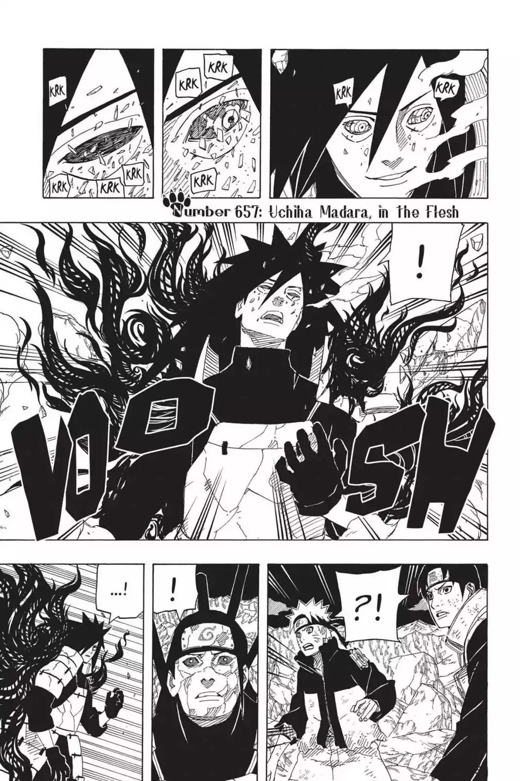 Read Naruto Chapter 657 - Uchiha Madara, In The Flesh Online